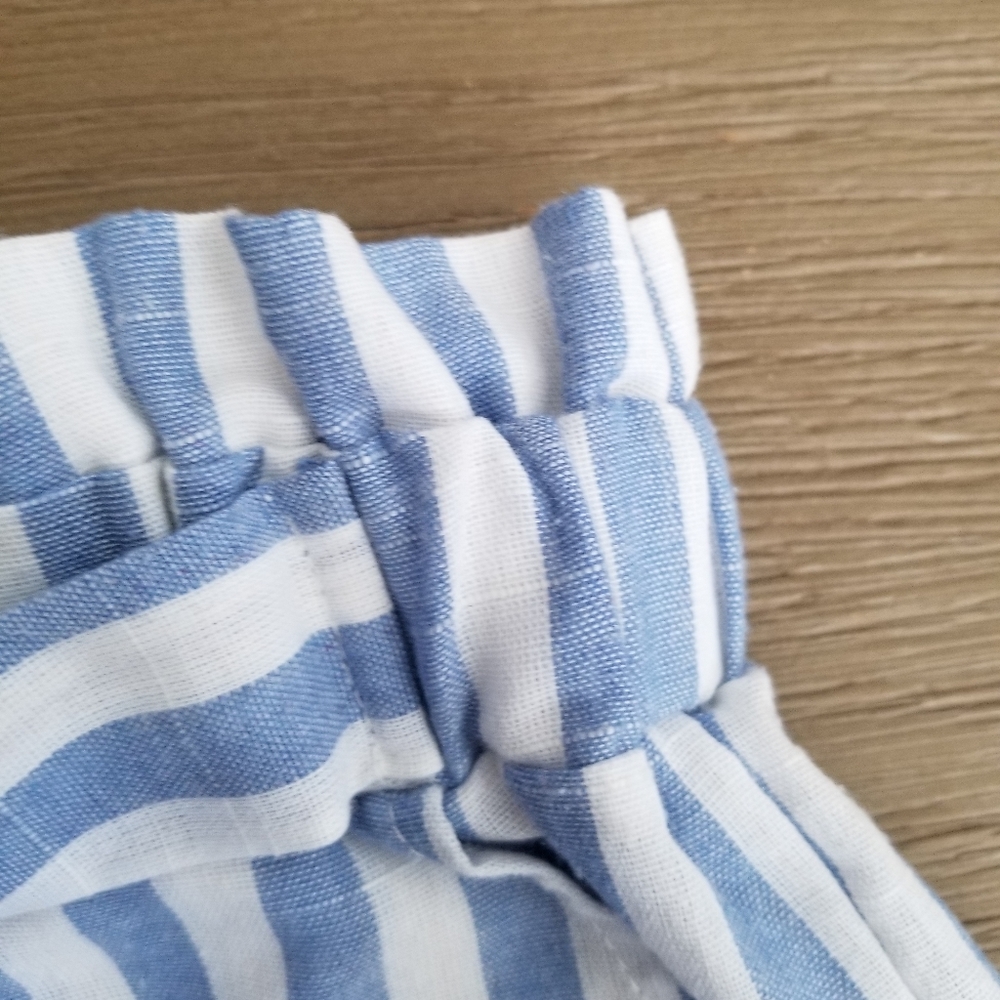 Shein Striped Paperbag Shorts - Picture 5 of 8